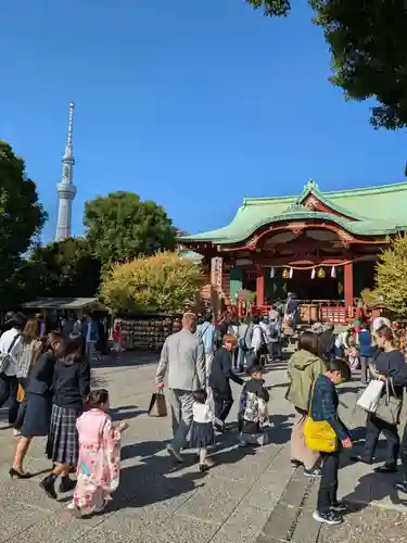 亀戸天神社の本殿・本堂