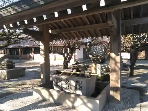 綱敷天満宮の手水舎