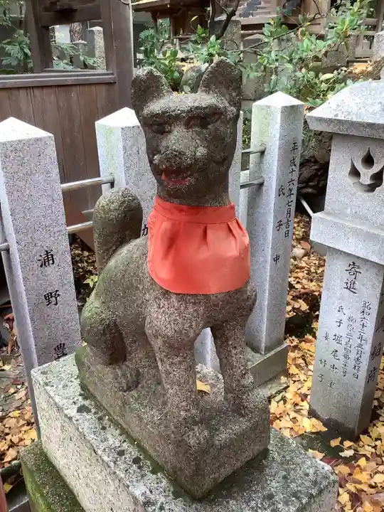 深島神社(柳原)の狛犬