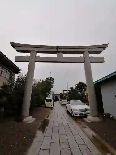 健田須賀神社の鳥居