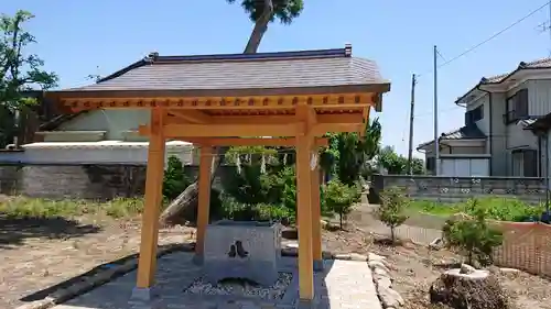 佐谷田神社の手水