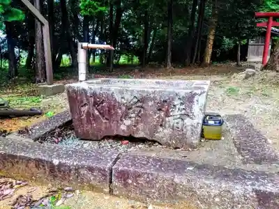 神明社（上和会神明社）の手水舎