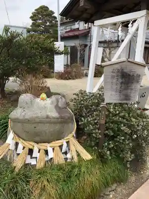 諏訪神社の狛犬