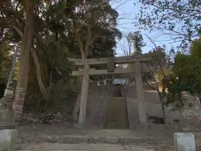 白山神社の鳥居