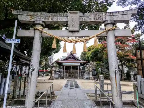 東八幡社の鳥居