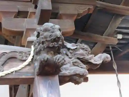 薬園八幡神社の狛犬