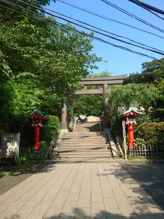 江島神社の鳥居