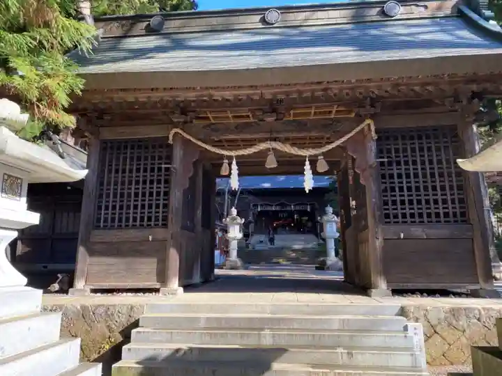 河口浅間神社の山門・神門