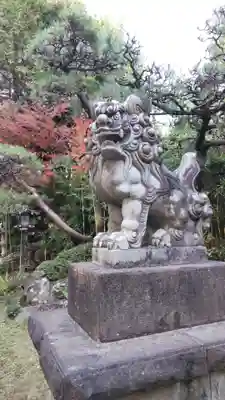 道野辺八幡宮の狛犬