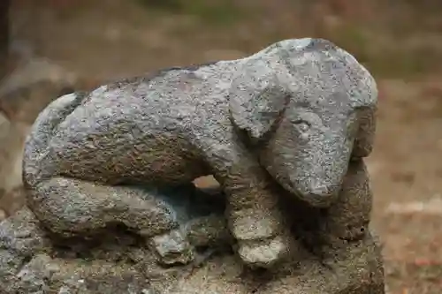 三春大神宮の狛犬