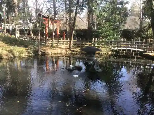 調神社の庭園