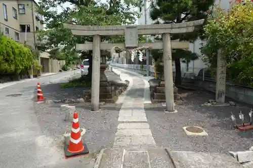 十五所神社の鳥居