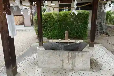 矢田坐久志玉比古神社の手水舎