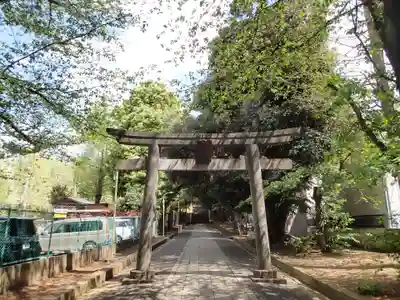 渋谷氷川神社の鳥居