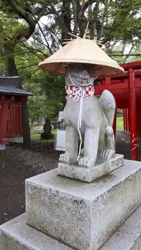 殺生石稲荷神社の狛犬