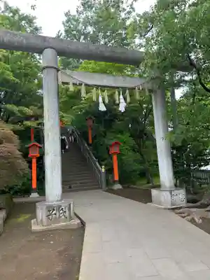 穴八幡宮の鳥居