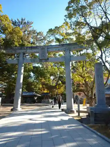 松陰神社の鳥居