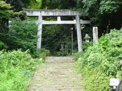 都々古別神社(馬場)の鳥居