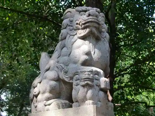 土支田八幡宮の狛犬