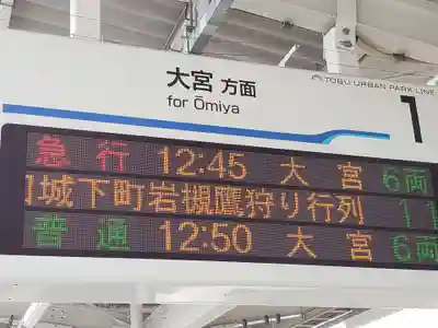 岩槻大師彌勒密寺の周辺