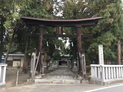 大井俣神社の鳥居