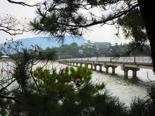 八百富神社の景色