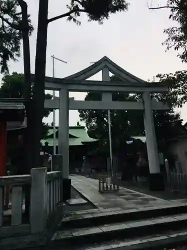 お三の宮日枝神社の鳥居