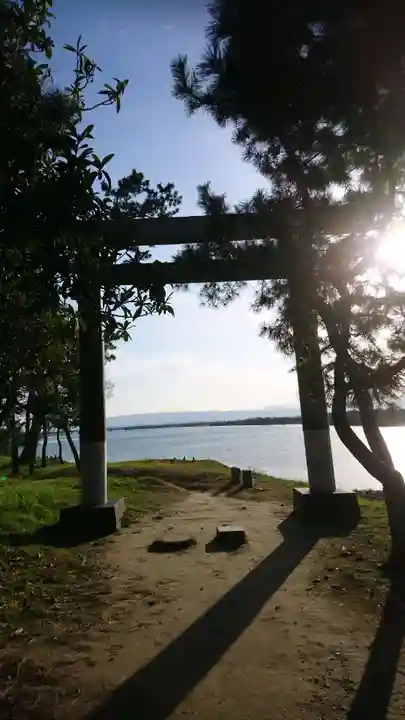若宮神明社の鳥居