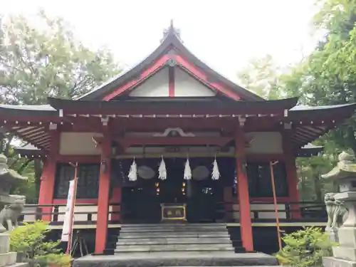 山中浅間神社の本殿