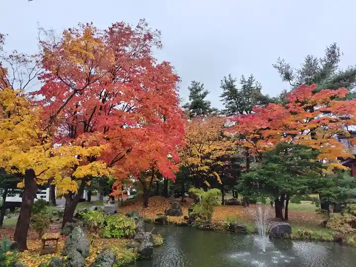 北海道護國神社の庭園