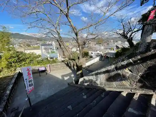 福良天満宮の景色