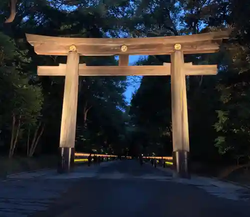 明治神宮の鳥居