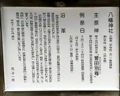 八幡神社の歴史