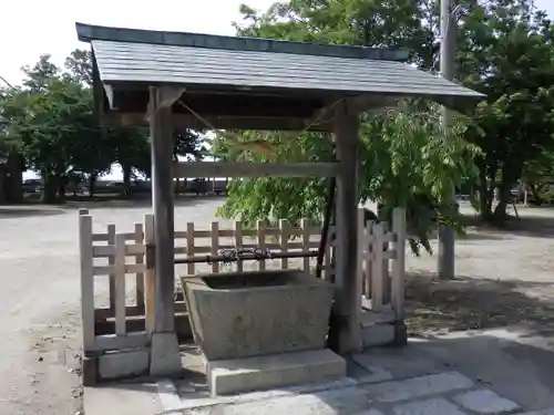 櫟原神社の手水