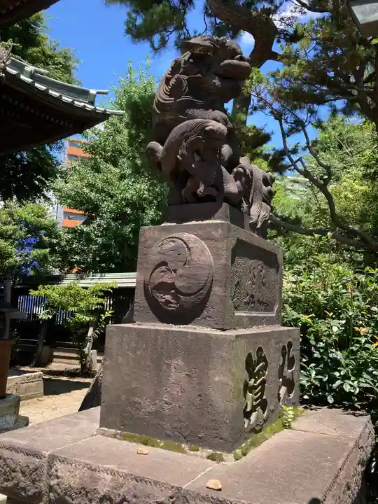 荏原神社の狛犬