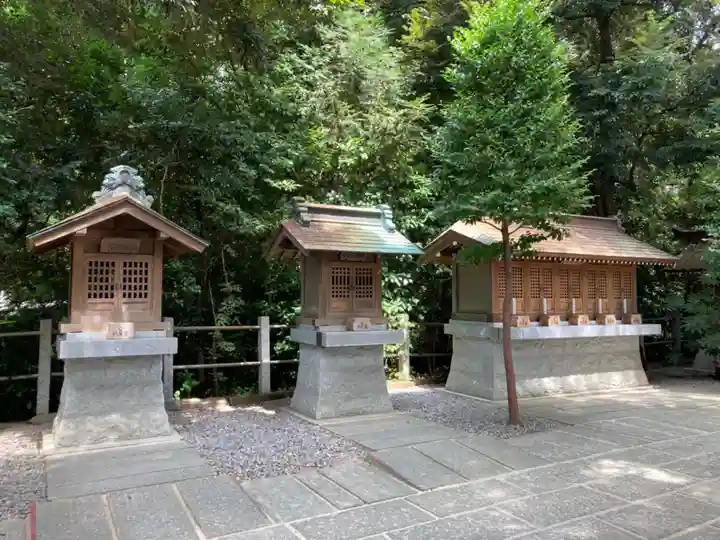 越ヶ谷久伊豆神社の末社・摂社