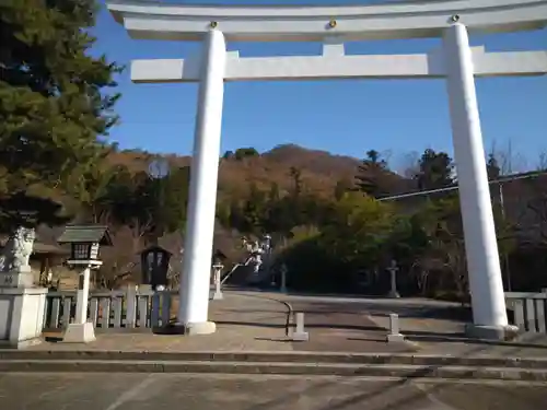 山梨縣護國神社の鳥居