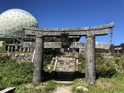 背振神社上宮の鳥居