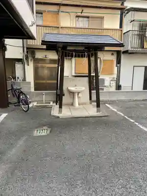 中村八幡神社の手水舎