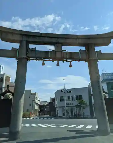 杭全神社の鳥居