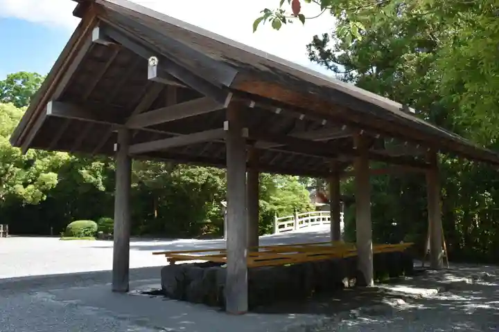 伊勢神宮外宮(豊受大神宮)の手水舎