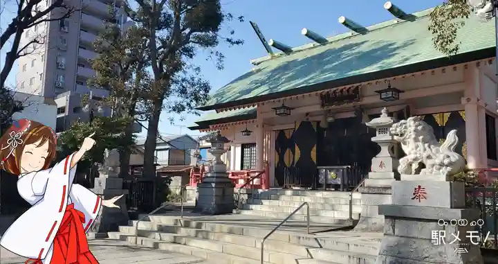 上平井天祖神社の本殿・本堂