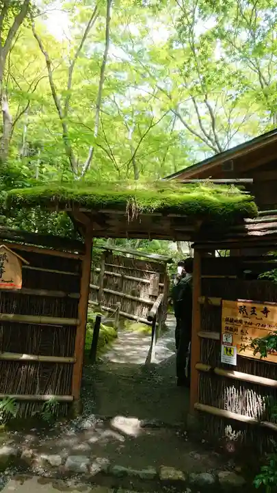 祇王寺の山門・神門