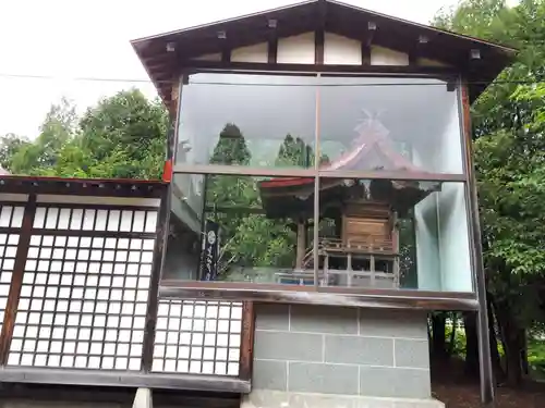 上芦別神社の本殿