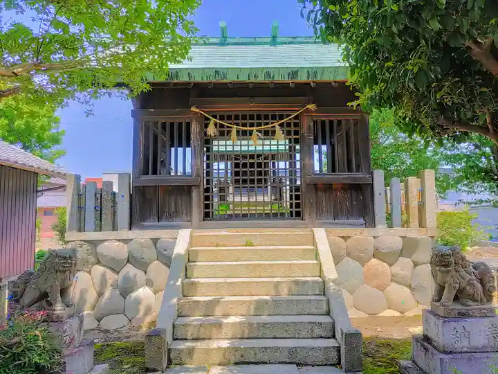神明社(萩原町東宮重)の本殿・本堂