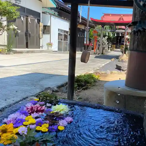 大鏑神社の手水