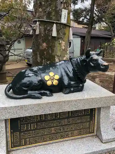 新井天神北野神社の狛犬