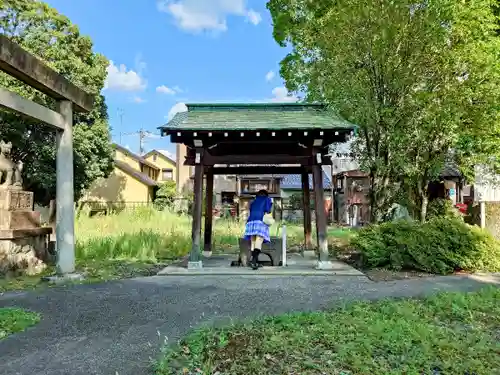 加納八幡神社の手水