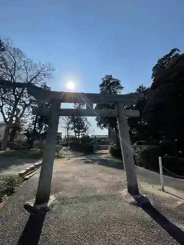 天疫神社の鳥居