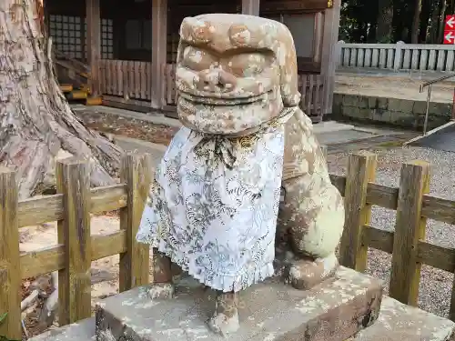 大麻比古神社の狛犬